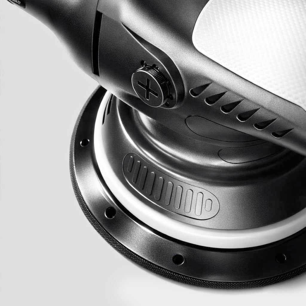 Darktide P21 marine dual action polisher for safe gelcoat polishing and defect removal