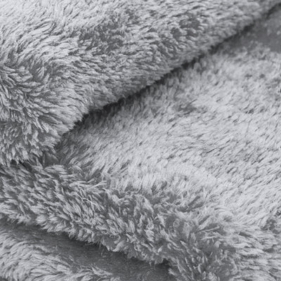 Premium edgeless microfiber towel for boat detailing removing compound residue from fiberglass gelcoat